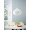 Eglo CAMBORNE Lampadario a sospensione Bianco, 1-Luce