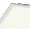 Leuchten-Direkt FLAT Plafoniera LED Bianco, 1-Luce, Telecomando