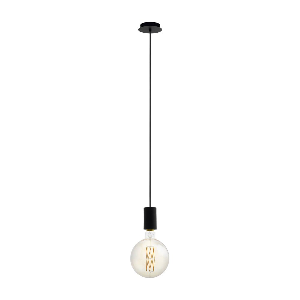 Eglo POZUETA Lampadario a sospensione Nero, 1-Luce main product photo