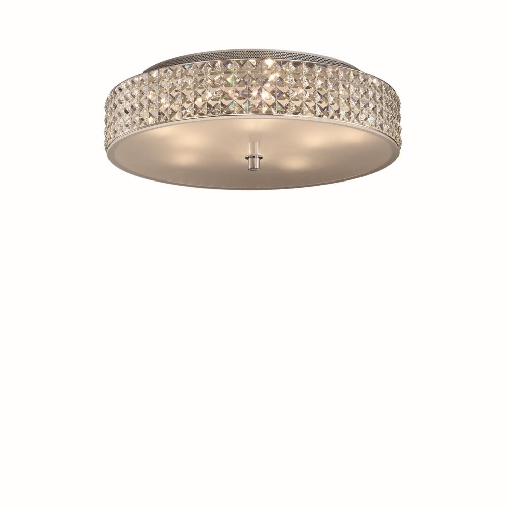 Ideal Lux ROMA Plafoniera Cromo, Cristallo ottico, 9-Luci main product photo