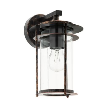 Eglo VALDEO Applique Marrone scuro, Ramato, 1-Luce