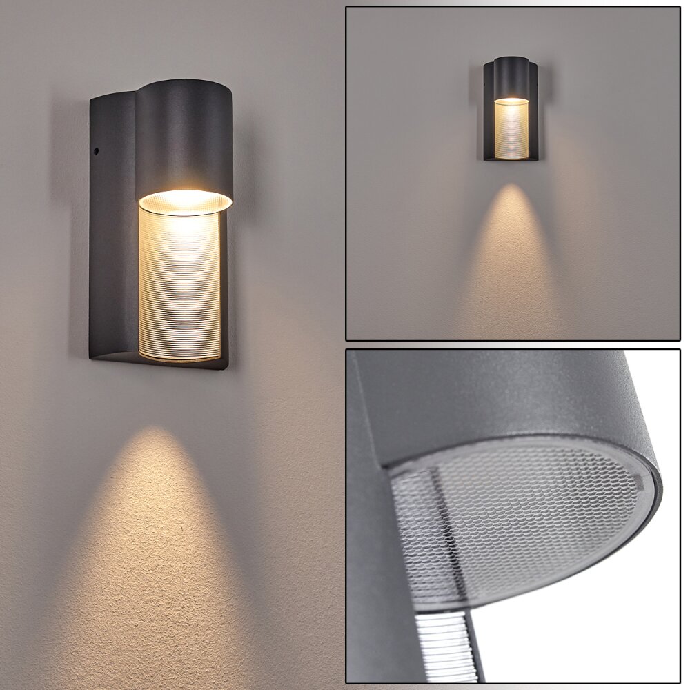 Bormio Applique da esterno Grigio, Argento, 1-Luce main product photo