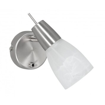 Leuchten Direkt JULIA LED Applique Acciaio inox, 1-Luce