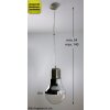 Ideallux Luce Lampadario a sospensione Cromo, Acciaio inox, 1-Luce