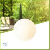 Brilliant Garden Lampada a sfera Bianco, 1-Luce