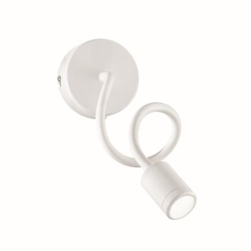 Ideal Lux FOCUS Applique LED Bianco, 1-Luce