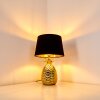 Pina Lampada da Tavolo Oro, 1-Luce