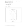 Lucide TOUCH Lampada da tavolo Nichel opaco, 1-Luce