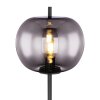 Lampada da terra Globo BLACKY Nero, 1-Luce