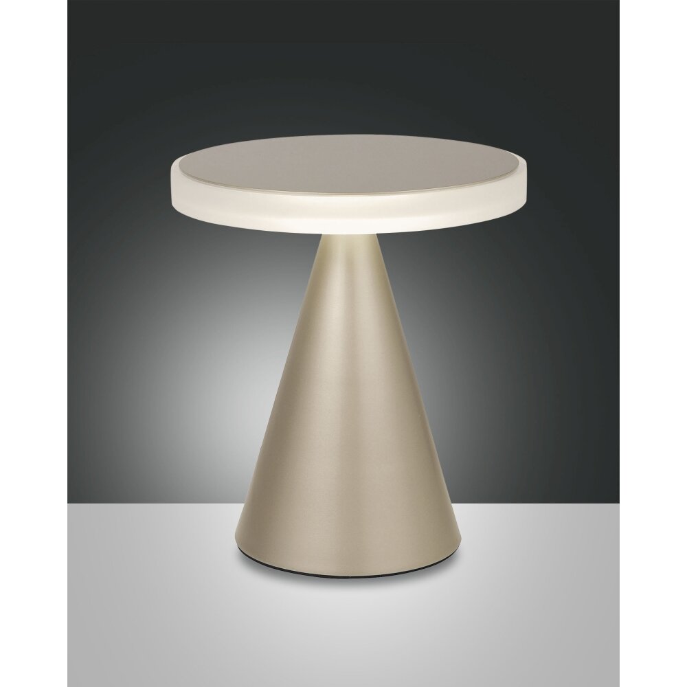 Fabas Luce Neutra Lampada da Tavolo LED Oro, 1-Luce main product photo