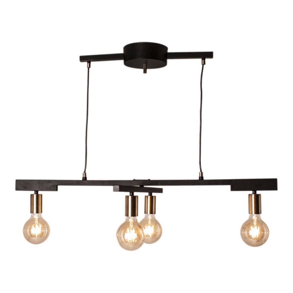 By Rydens Zeona Lampadario a sospensione Ottone, Nero, 4-Luci main product photo