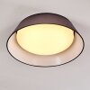 Negio Plafoniera LED Grigio, Bianco, 1-Luce