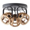 Brilliant Matrix Wood Faretto da soffitto Marrone, Nero, 3-Luci