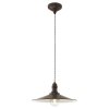 Eglo STOCKBURY Lampada a sospensione Beige, Marrone scuro, 1-Luce