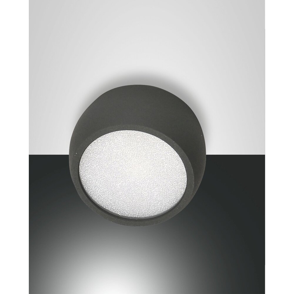 Fabas Luce Vasto Plafoniera LED Antracite, 1-Luce main product photo