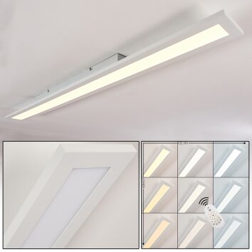 Ailik Plafoniera LED Bianco, 1-Luce, Telecomando