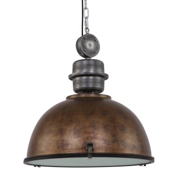 Steinhauer Bikkel XXL Lampada a Sospensione Marrone, 1-Luce