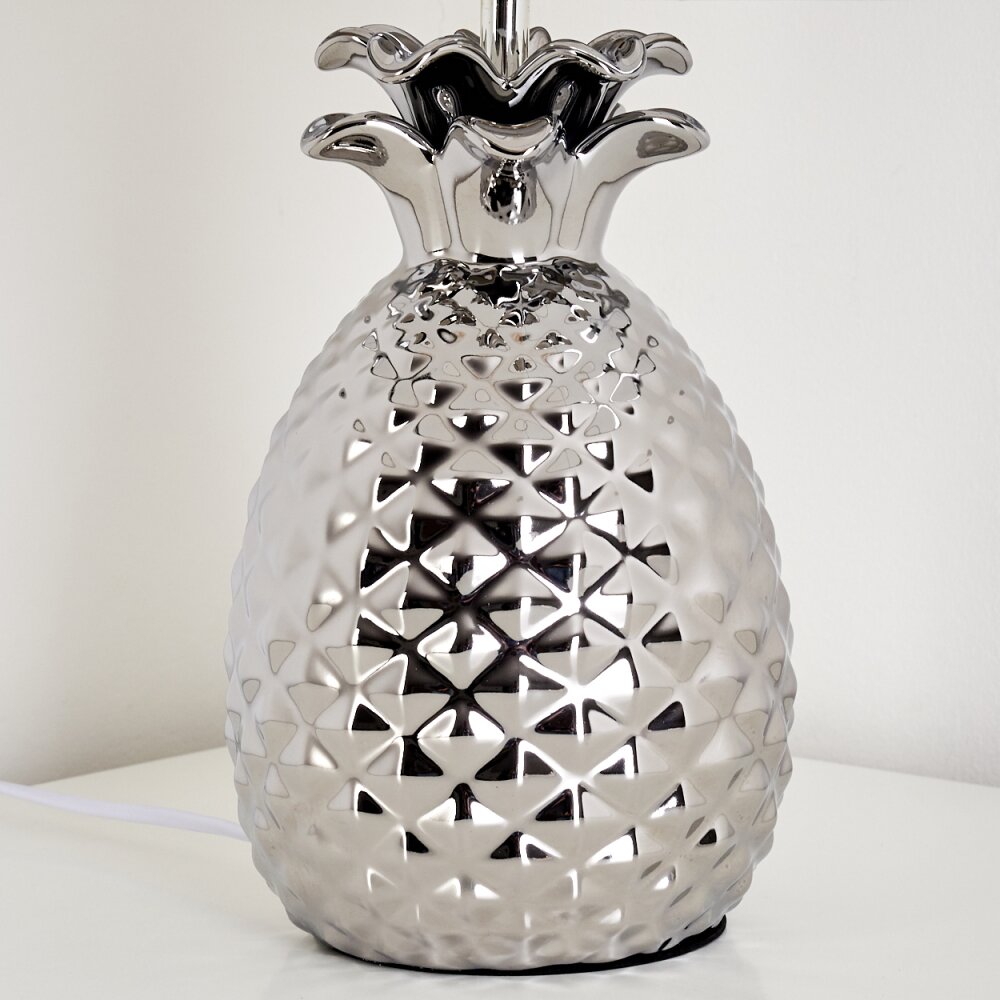 Pina Lampada da Tavolo Bianco, 1-Luce