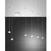 Fabas Luce Isabella Lampada a Sospensione LED Bianco, 6-Luci