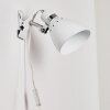 Stranderott Lampada con pinza Bianco, 1-Luce