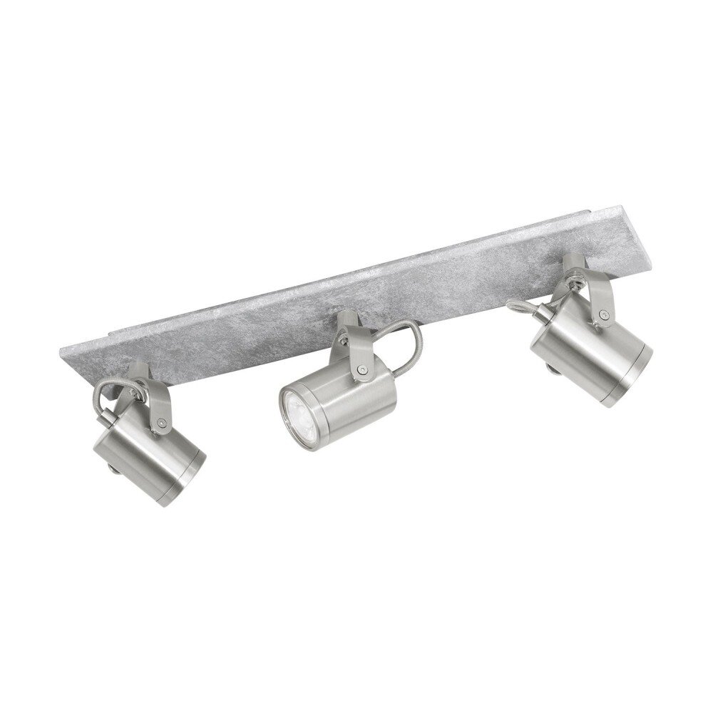 Eglo PRACETA Faretto da soffitto LED Grigio, Nichel opaco, 3-Luci main product photo