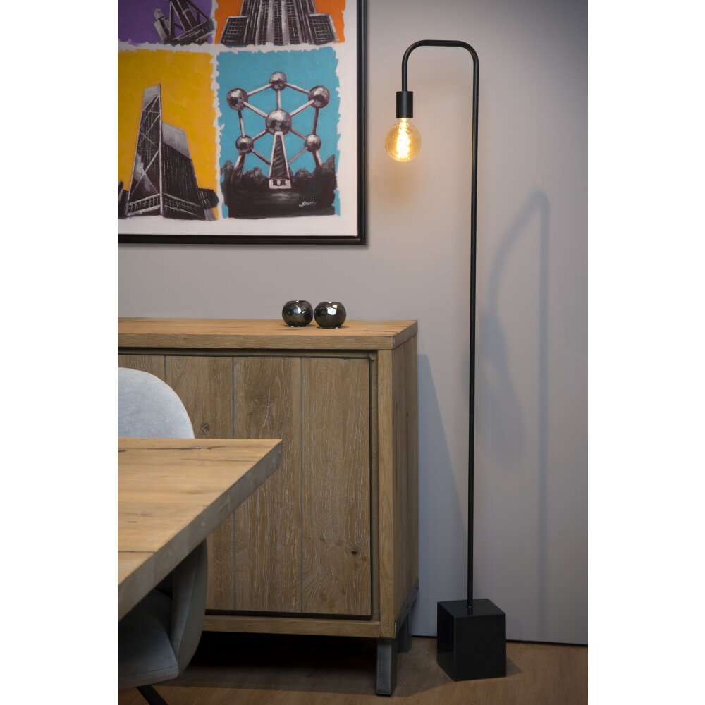 Lucide LORIN Lampada da terra Nero, 1-Luce main product photo