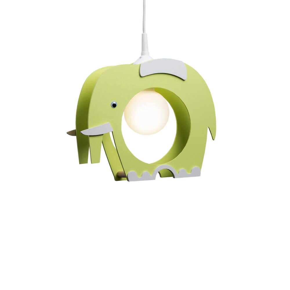 Elobra ELEFANT Lampada a Sospensione Verde, 1-Luce main product photo