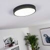 Kragos Plafoniera LED Nero, Bianco, 1-Luce