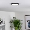 Kragos Plafoniera LED Nero, Bianco, 1-Luce