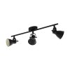 EGLO SERAS Faretto da soffitto LED Nero, 3-Luci