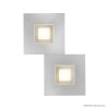 Grossmann Karree Applique LED Champagne, 2-Luci