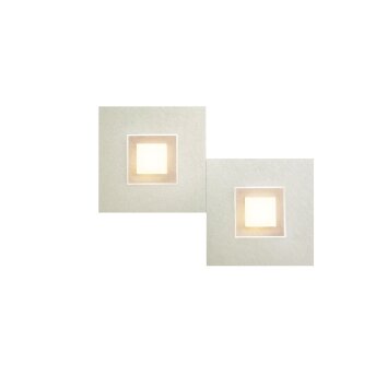 Grossmann Karree Applique LED Champagne, 2-Luci