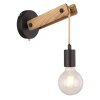 Globo VISSO Applique Marrone, Nero, 1-Luce