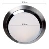 Steinhauer Ceiling and wall Plafoniera LED Cromo, 1-Luce