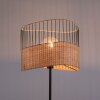 Leuchten-Direkt REED Lampada da terra Nero, 1-Luce