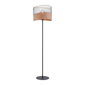 Leuchten-Direkt REED Lampada da terra Nero, 1-Luce