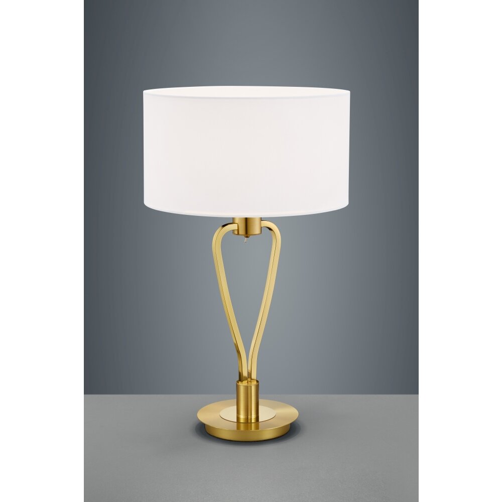 Trio PARIS II Lampada da Tavolo Ottone, 1-Luce main product photo