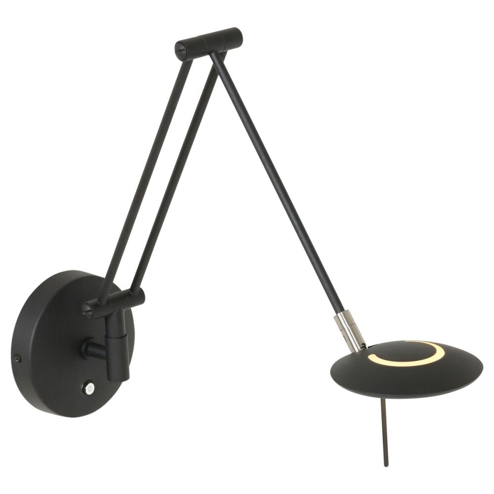 Steinhauer Zodiac Applique LED Nero, 1-Luce main product photo