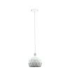 EGLO ROCCAFORTE Lampadario a sospensione Bianco, 1-Luce