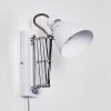 Stranderott Applique Cromo, Bianco, 1-Luce