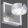 Applique Leuchten Direkt Ls-OPTI LED Acciaio inox, 2-Luci, Telecomando, Cambia colore