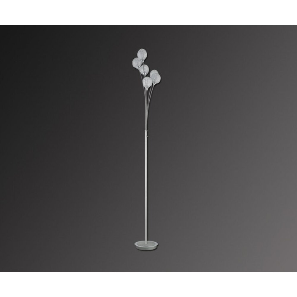 Paul Neuhaus WOMBLE Lampada da terra Acciaio inox, 6-Luci main product photo