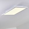 Bankura Plafoniera LED Bianco, 1-Luce, Telecomando, Cambia colore