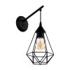 EGLO TARBES Applique Nero, 1-Luce