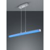 Reality LEIA Lampada a Sospensione LED Cromo, 1-Luce, Telecomando, Cambia colore