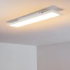 Salmi Plafoniera LED Bianco, 1-Luce, Telecomando