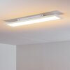 Salmi Plafoniera LED Bianco, 1-Luce, Telecomando