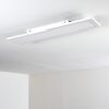 Salmi Plafoniera LED Bianco, 1-Luce, Telecomando