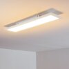 Salmi Plafoniera LED Bianco, 1-Luce, Telecomando