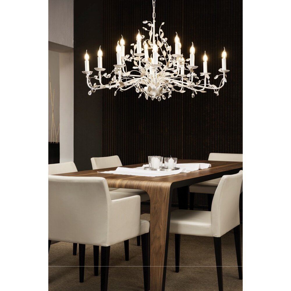 Eglo FLITWICK 1 Lampadario a sospensione Argento, 15-Luci main product photo